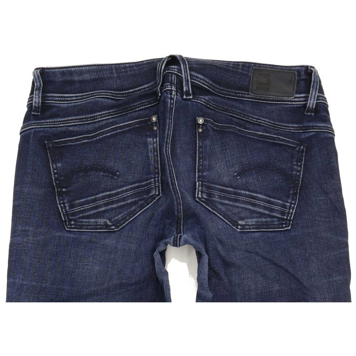 G-Star Lynn Zip Women Blue Skinny Slim Stretch Jeans W29 L33