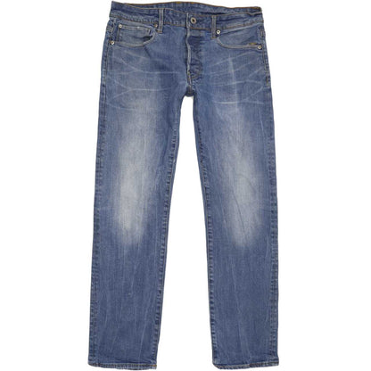 G-Star Revend Men Blue Straight Regular Stretch Jeans W32 L30