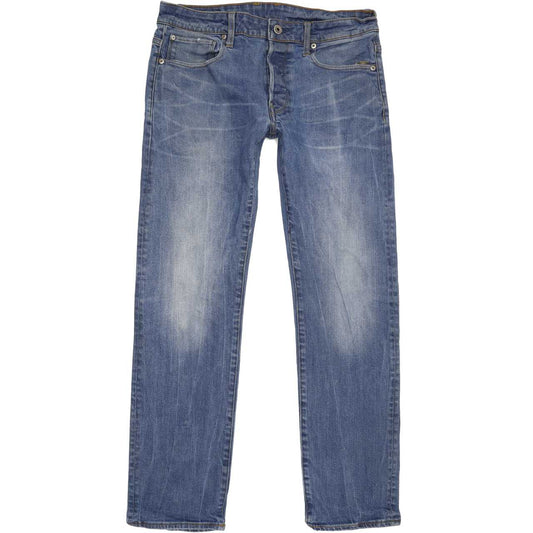 G-Star Revend Men Blue Straight Regular Stretch Jeans W32 L30