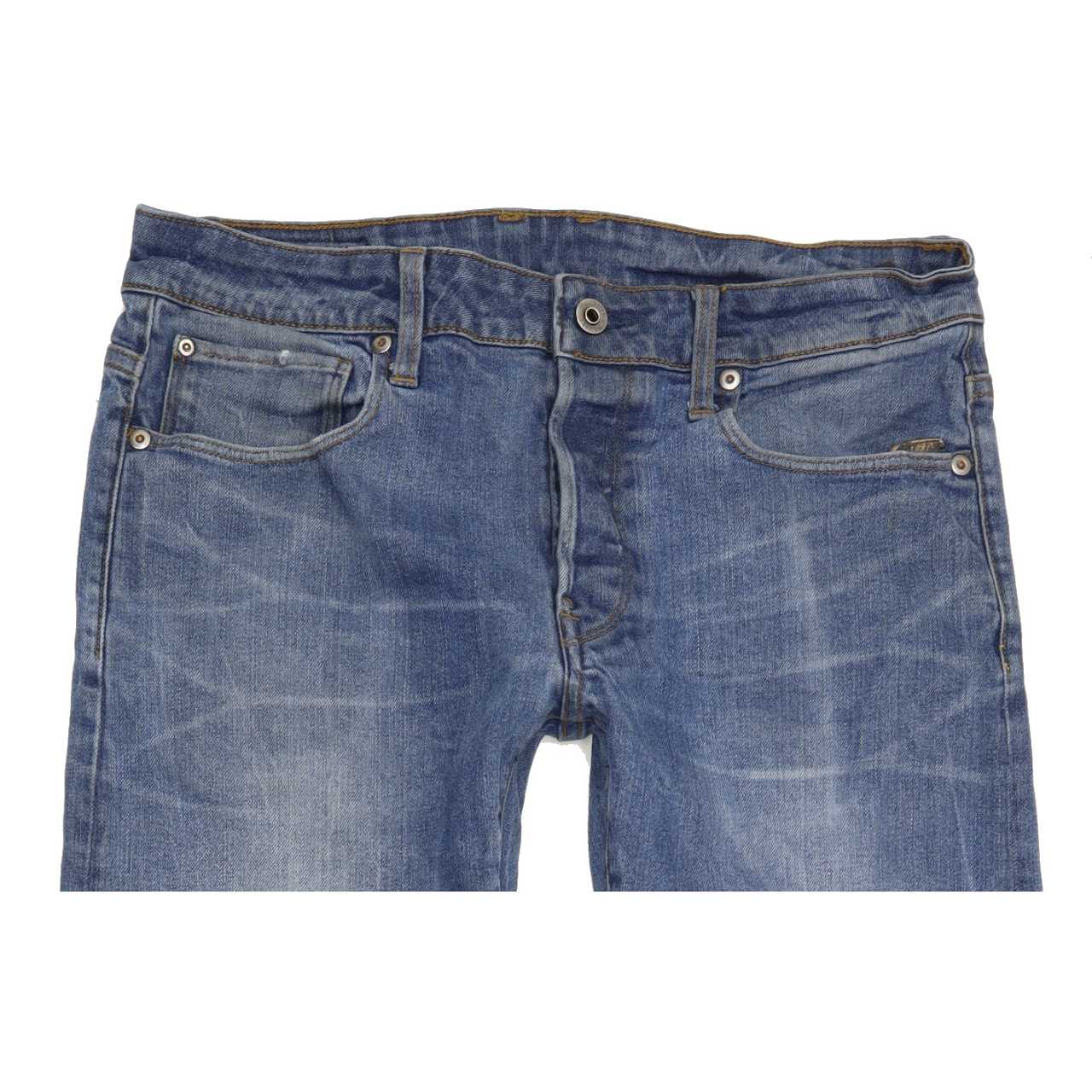 G-Star Revend Men Blue Straight Regular Stretch Jeans W32 L30