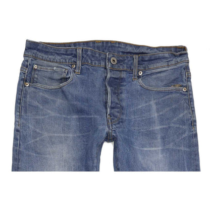 G-Star Revend Men Blue Straight Regular Stretch Jeans W32 L30