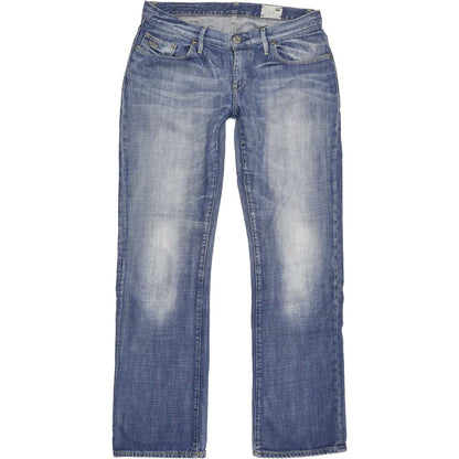 G-Star 3301 Correct Women Blue Straight Slim Jeans W29 L31