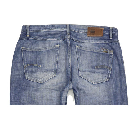 G-Star 3301 Correct Women Blue Straight Slim Jeans W29 L31