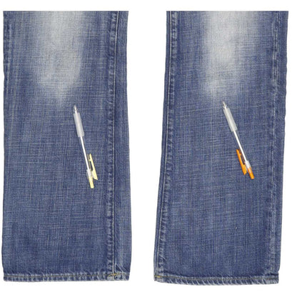 G-Star 3301 Correct Women Blue Straight Slim Jeans W29 L31