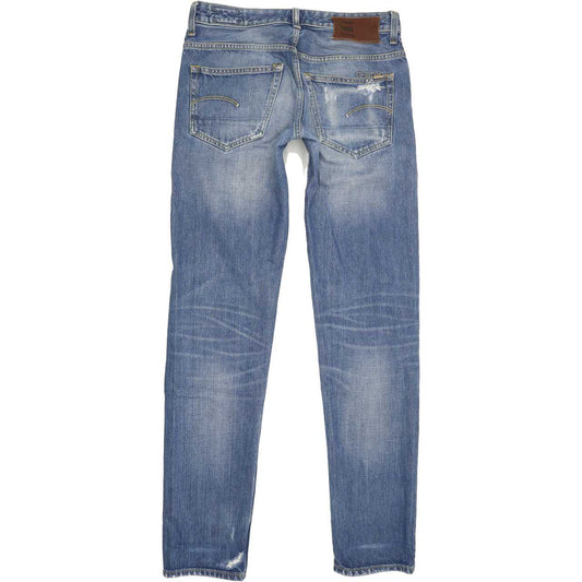 G-Star 3301 Men Blue Tapered Slim Jeans W30 L34
