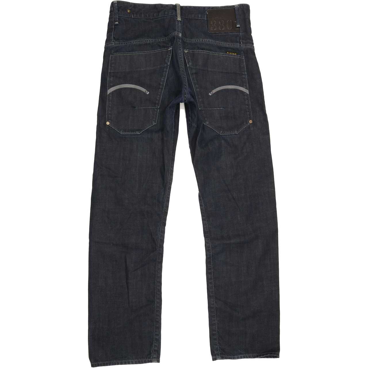 G-Star Structor Men Navy Straight Loose Jeans W31 L31