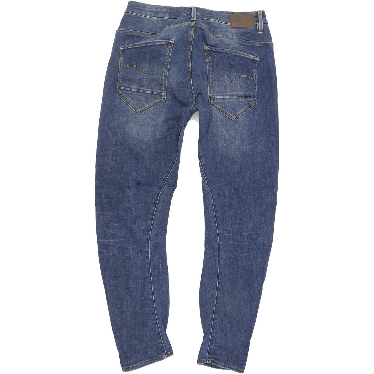G-Star Arc 3D Women Blue Tapered Regular Boyfriend Stretch Jeans W26 L30