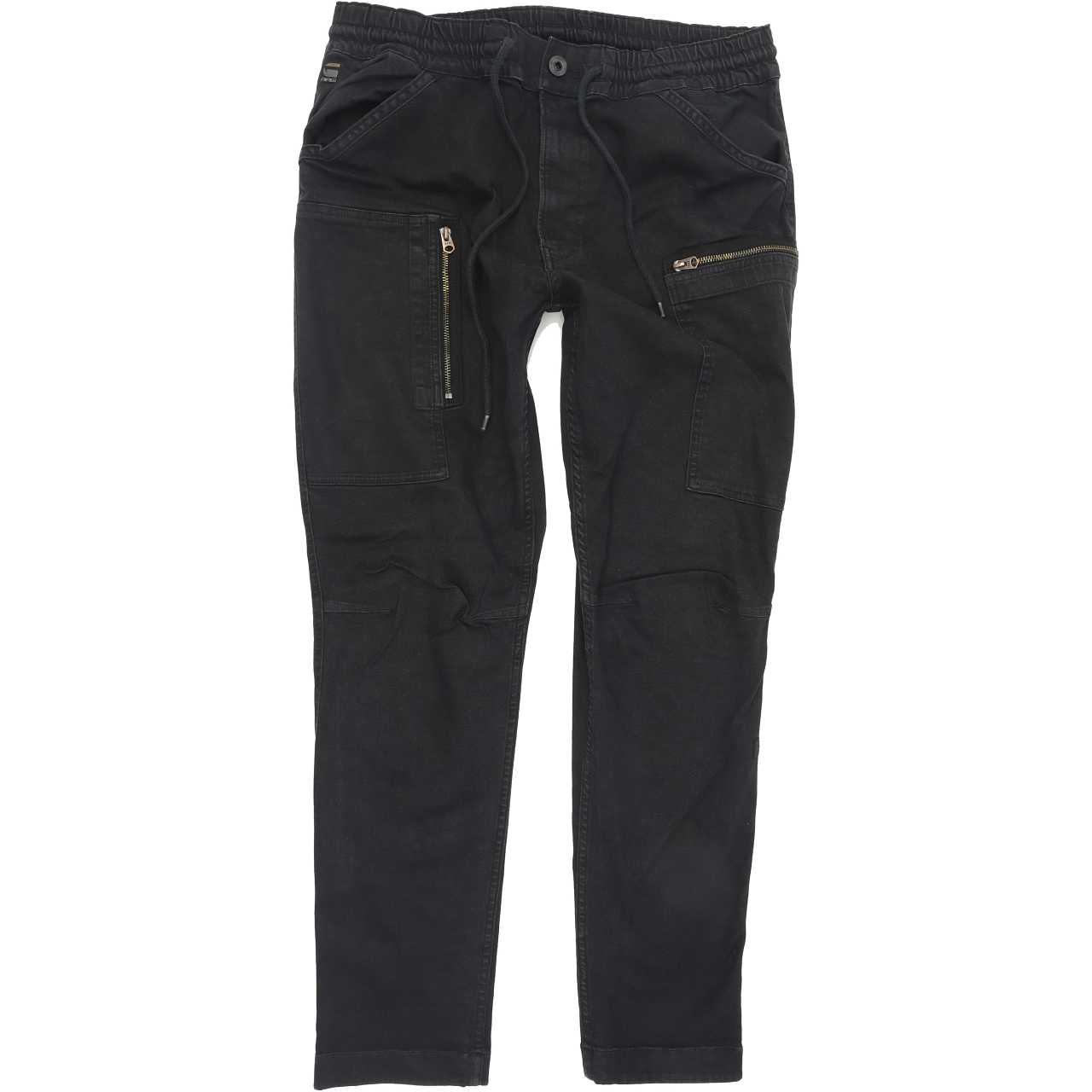 Wrangler Powel Trainer Men Black Straight Slim Stretch Jeans W31 L32