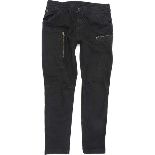 Wrangler Powel Trainer Men Black Straight Slim Stretch Jeans W31 L32