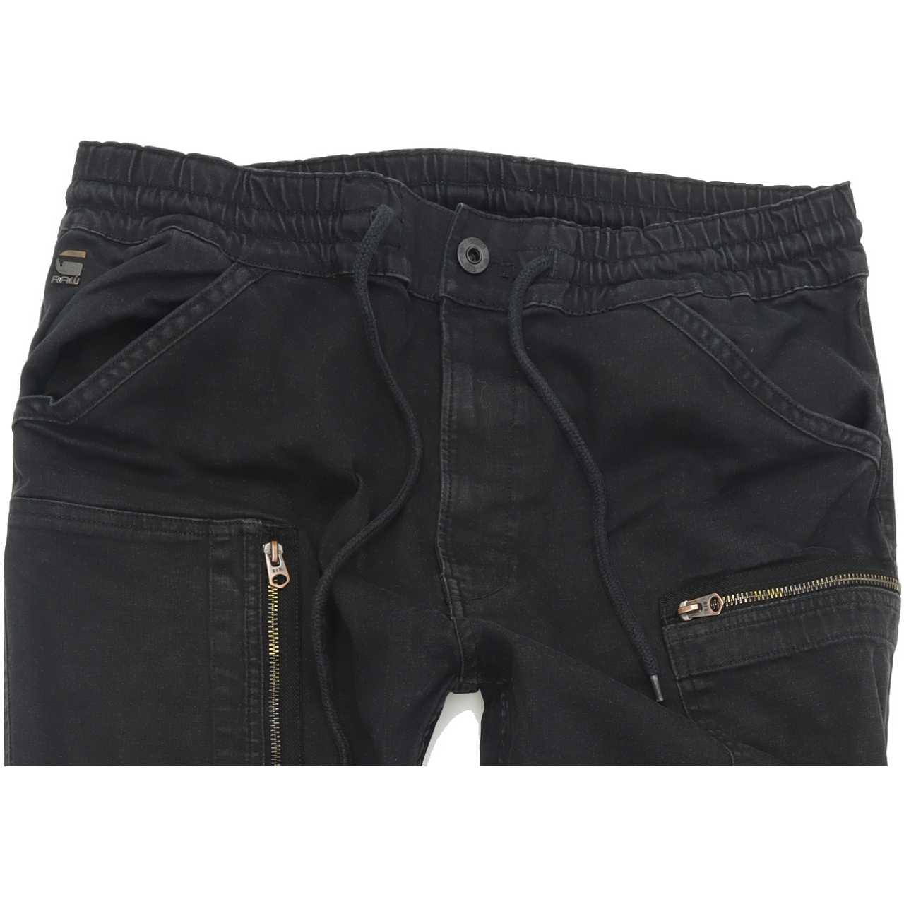 Wrangler Powel Trainer Men Black Straight Slim Stretch Jeans W31 L32
