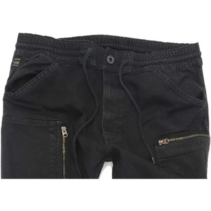 Wrangler Powel Trainer Men Black Straight Slim Stretch Jeans W31 L32