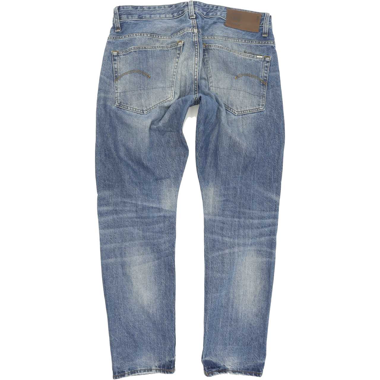 G-Star 3301 Men Blue Tapered Regular Jeans W32 L30