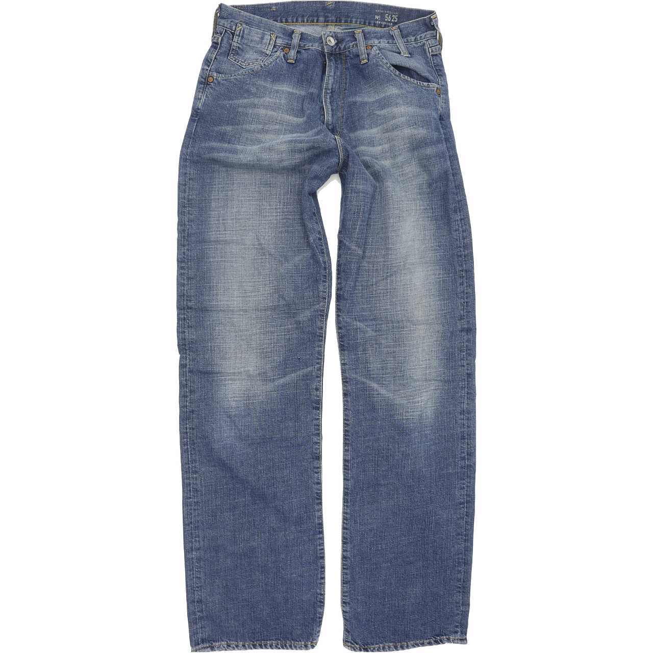 G-Star Low Crotch Men Blue Straight Regular Jeans W32 L35