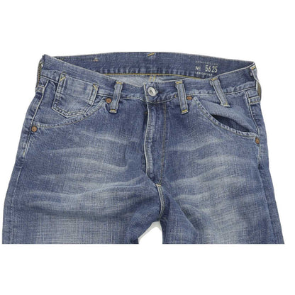 G-Star Low Crotch Men Blue Straight Regular Jeans W32 L35