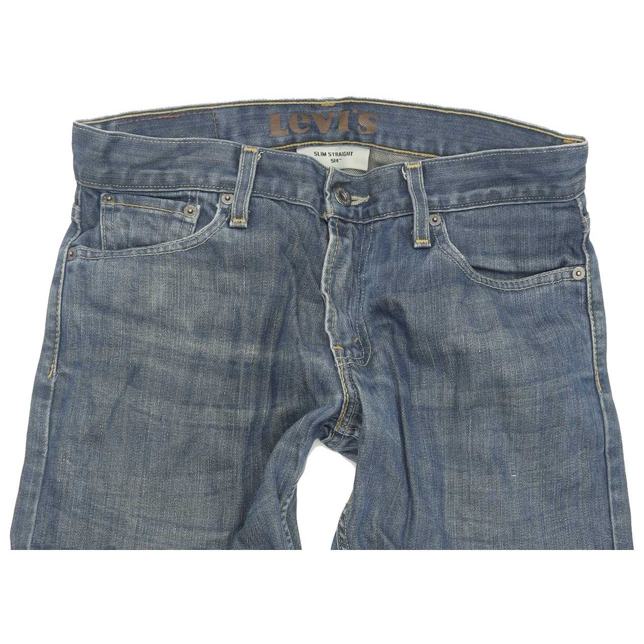 Levi's 514 Men Blue Straight Regular Jeans W30 L25