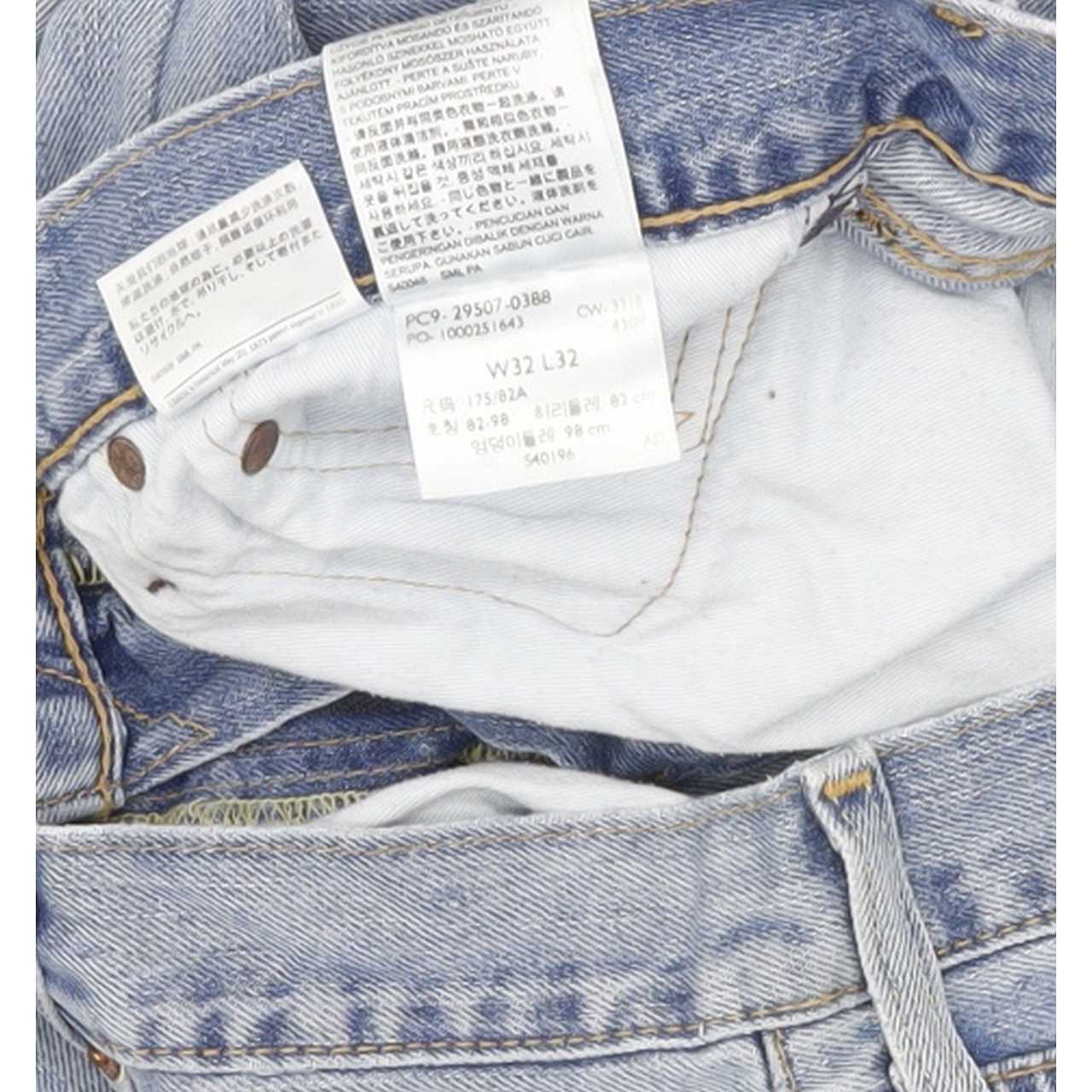 Levi's 502 Men Blue Tapered Regular Jeans W32 L31