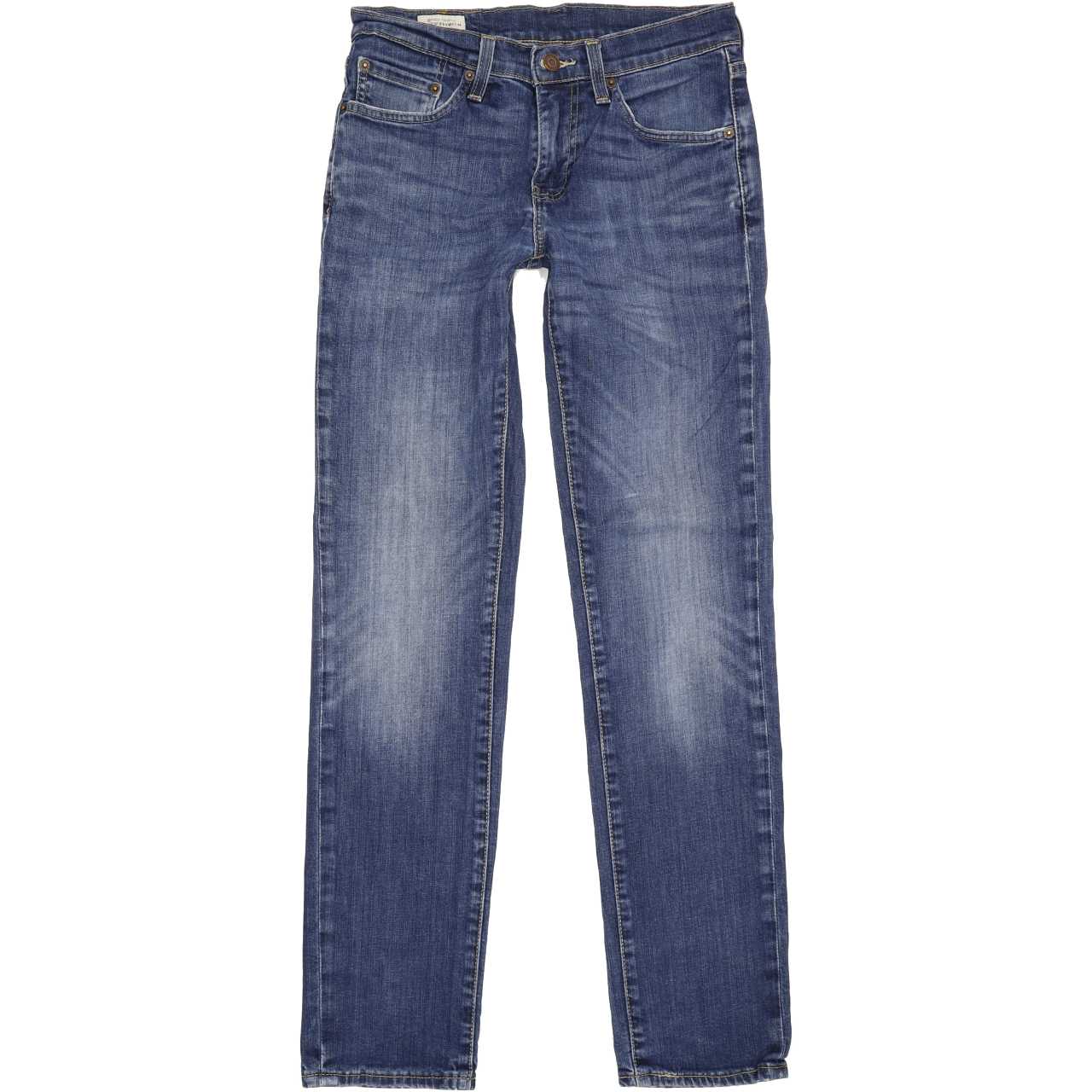 Levi's 511 Men Blue Straight Slim Stretch Jeans W29 L31