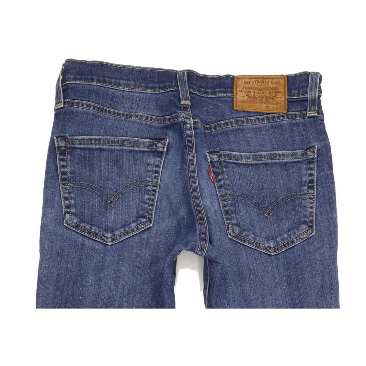Levi's 511 Men Blue Straight Slim Stretch Jeans W29 L31