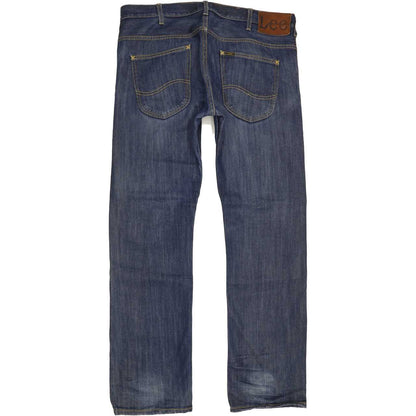 Lee Zed Men Blue Straight Regular Jeans W37 L32