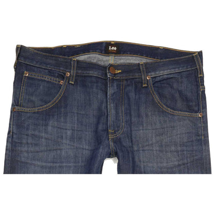 Lee Zed Men Blue Straight Regular Jeans W37 L32