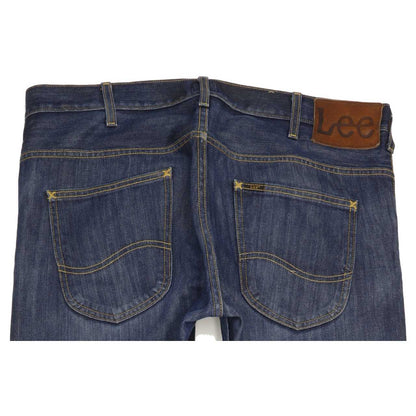 Lee Zed Men Blue Straight Regular Jeans W37 L32
