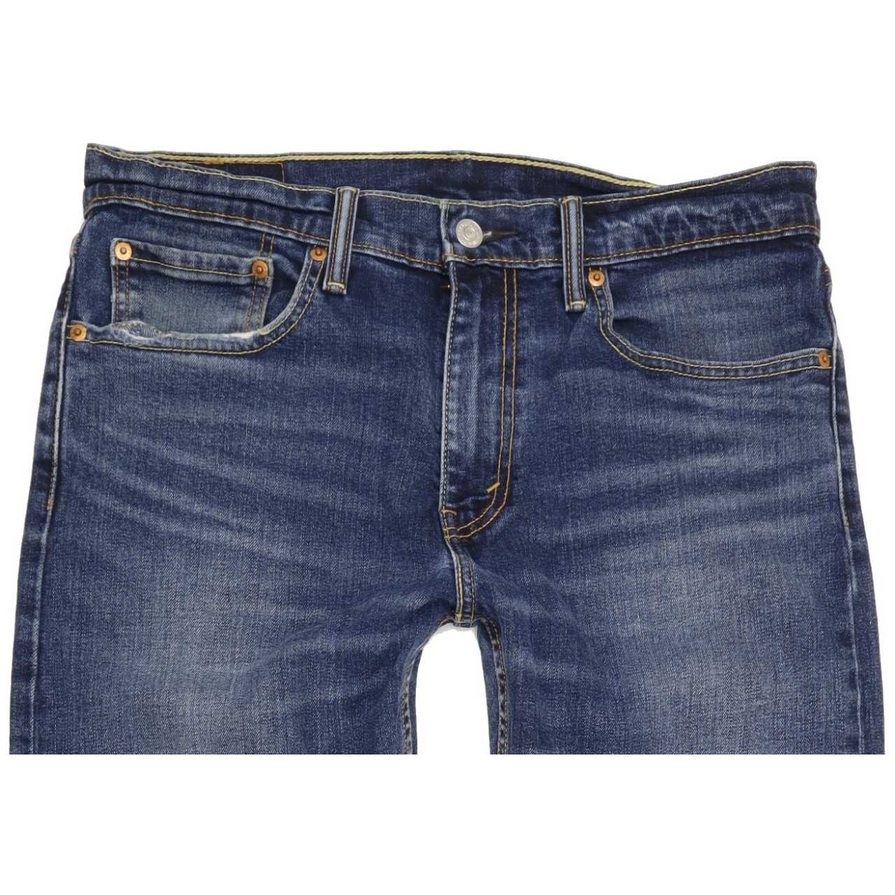 Levi's 512 Men Blue Tapered Slim Stretch Jeans W32 L33