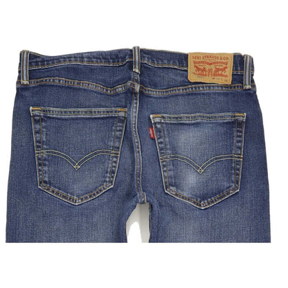Levi's 512 Men Blue Tapered Slim Stretch Jeans W32 L33