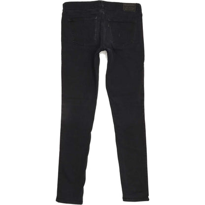 Levi's 711 Women Black Skinny Regular Stretch Jeans W28 L30