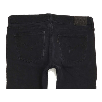 Levi's 711 Women Black Skinny Regular Stretch Jeans W28 L30