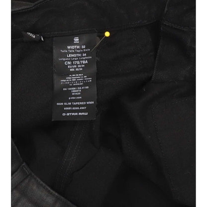 G-Star 5620 Women Black Tapered Slim Stretch Jeans W32 L31