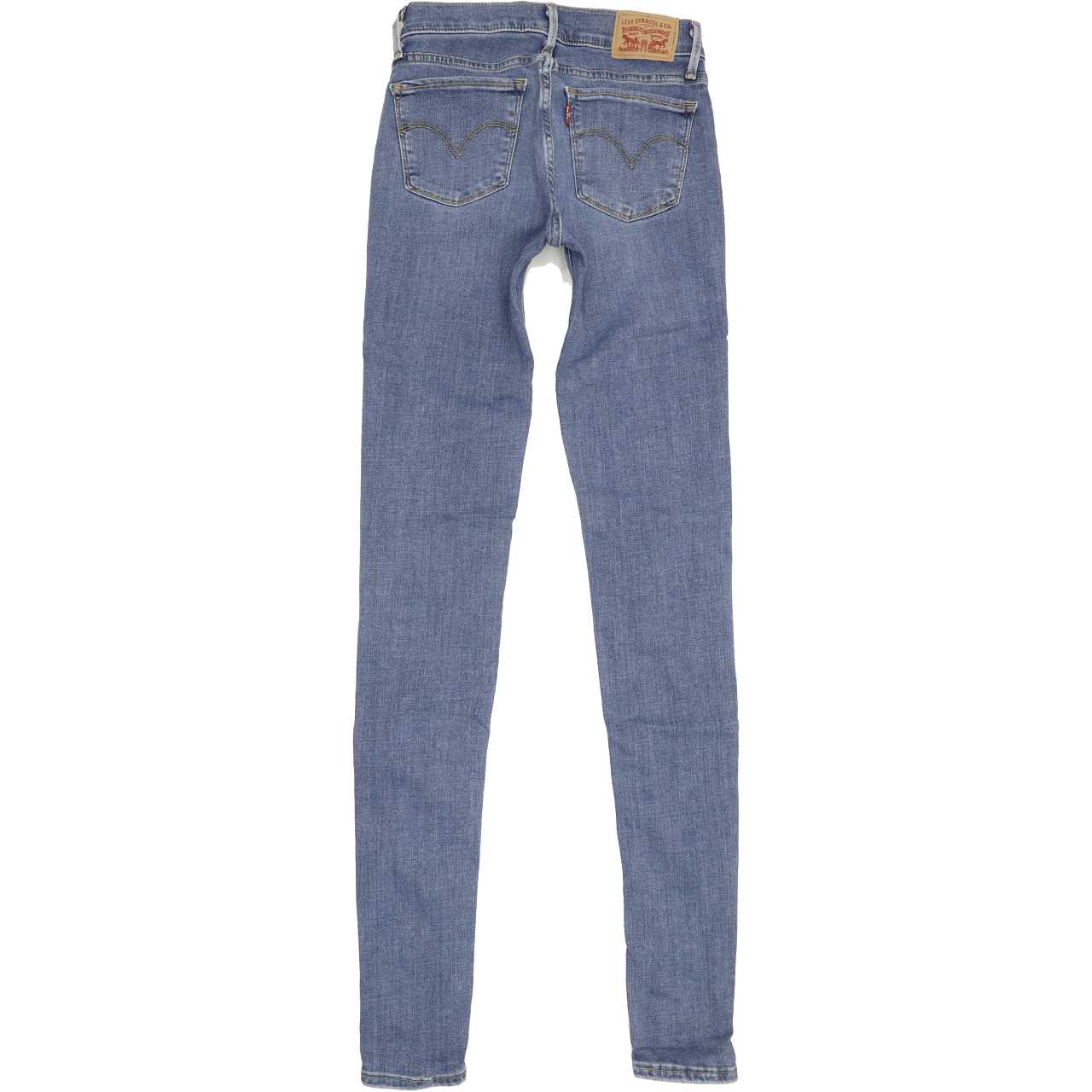 Levi's 710 Women Blue Skinny Regular Stretch Jeans W25 L34