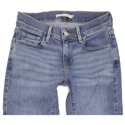Levi's 710 Women Blue Skinny Regular Stretch Jeans W25 L34