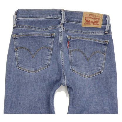 Levi's 710 Women Blue Skinny Regular Stretch Jeans W25 L34