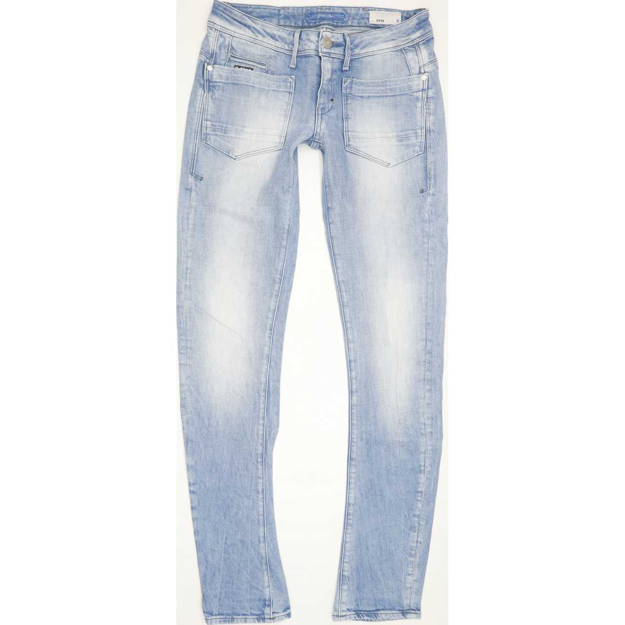 G-Star 3301 Women Blue Skinny Regular Jeans W28 L32