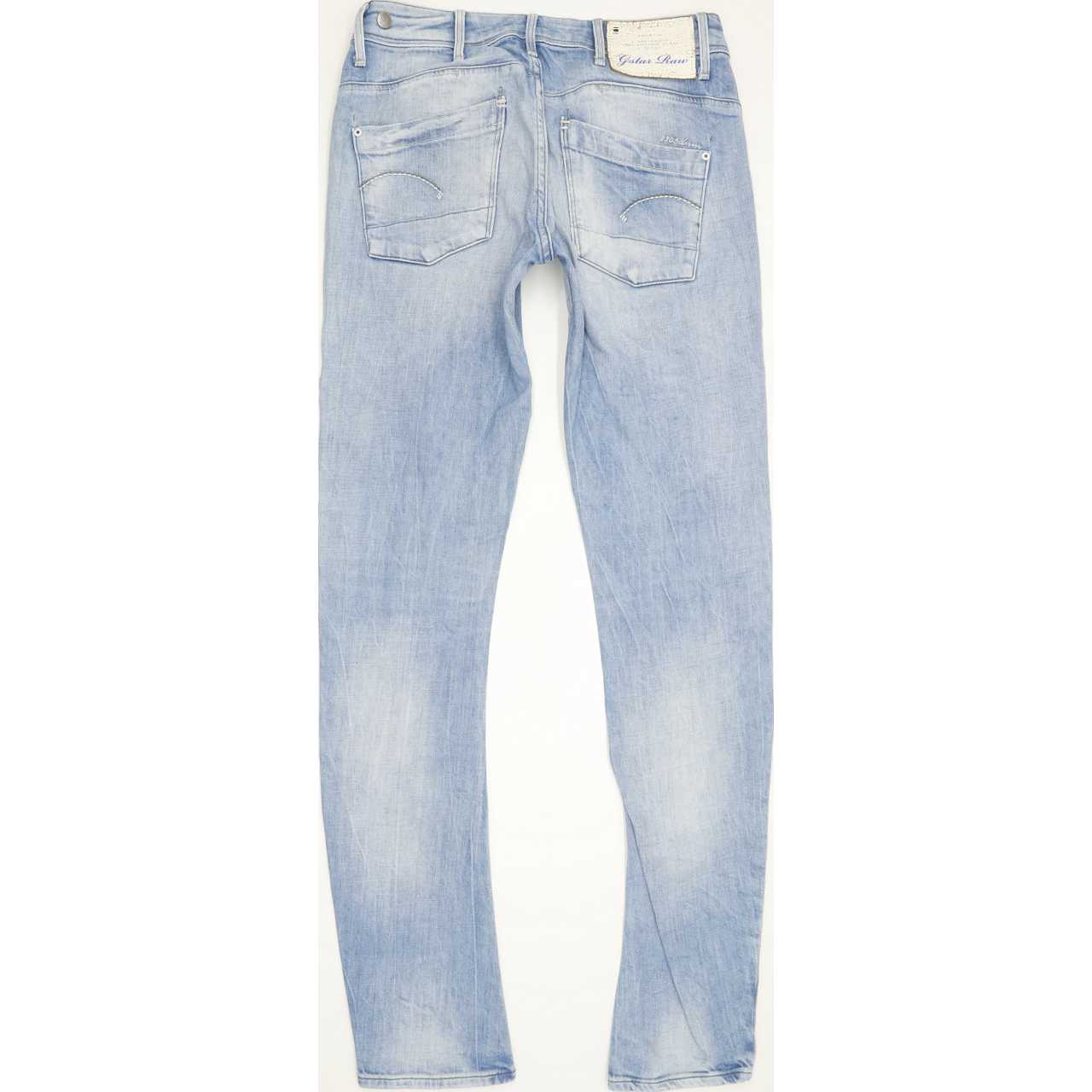 G-Star 3301 Women Blue Skinny Regular Jeans W28 L32