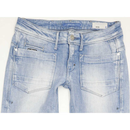 G-Star 3301 Women Blue Skinny Regular Jeans W28 L32