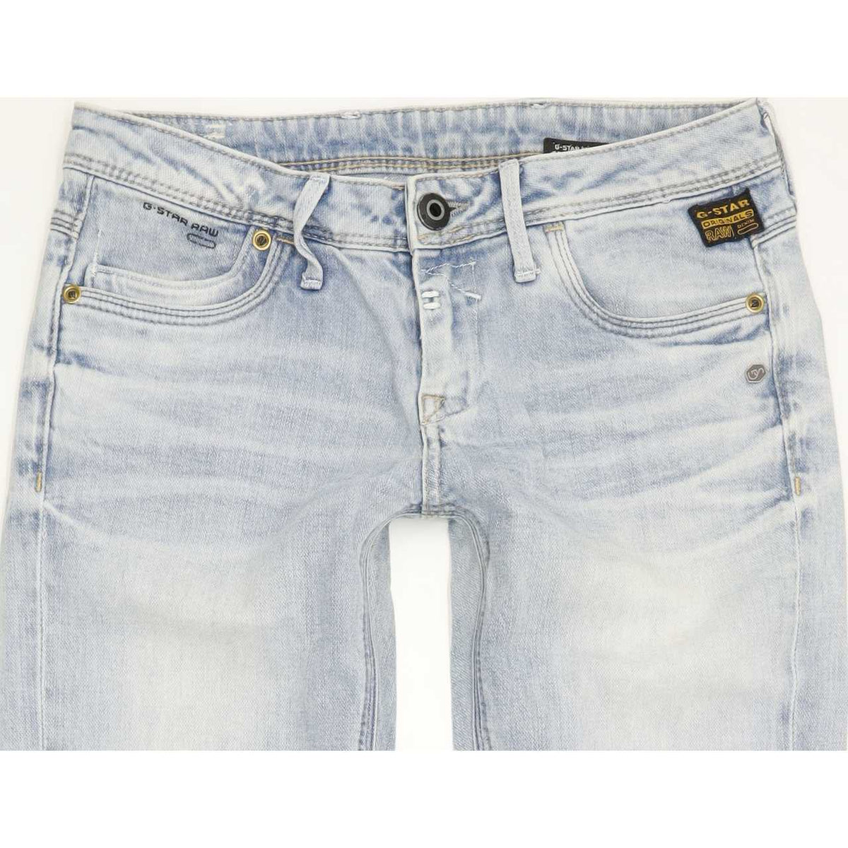 G-Star New Tag Women Blue Skinny Regular Stretch Jeans W28 L30