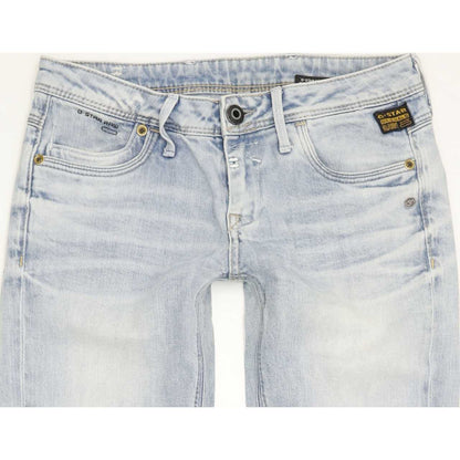 G-Star New Tag Women Blue Skinny Regular Stretch Jeans W28 L30