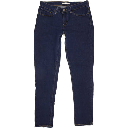 Levi's 711 Women Blue Skinny Regular Stretch Jeans W30 L29