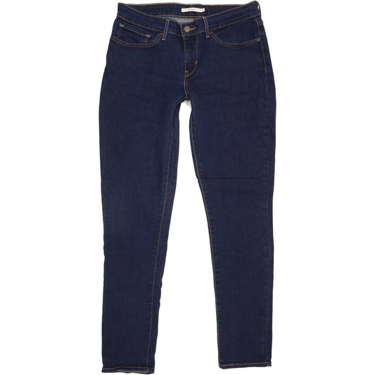 Levi's 711 Women Blue Skinny Regular Stretch Jeans W30 L29