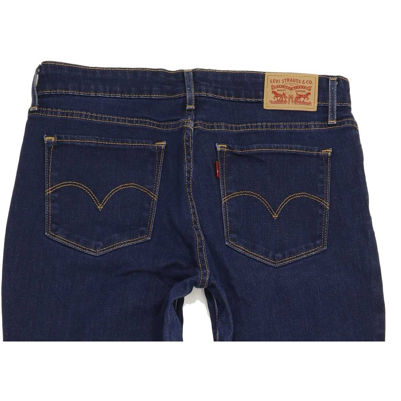 Levi's 711 Women Blue Skinny Regular Stretch Jeans W30 L29