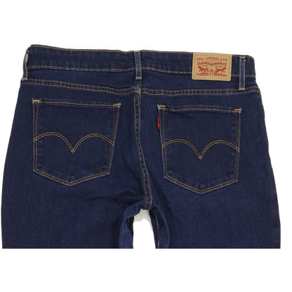 Levi's 711 Women Blue Skinny Regular Stretch Jeans W30 L29
