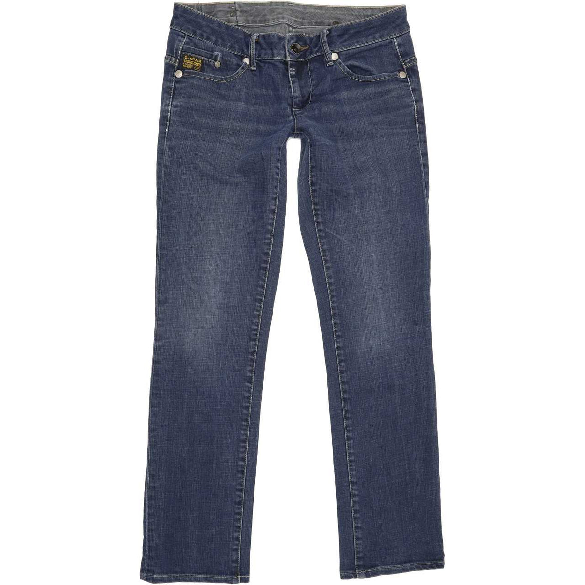 G-Star Midge Women Blue Straight Slim Stretch Jeans W30 L31