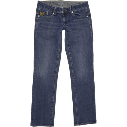 G-Star Midge Women Blue Straight Slim Stretch Jeans W30 L31