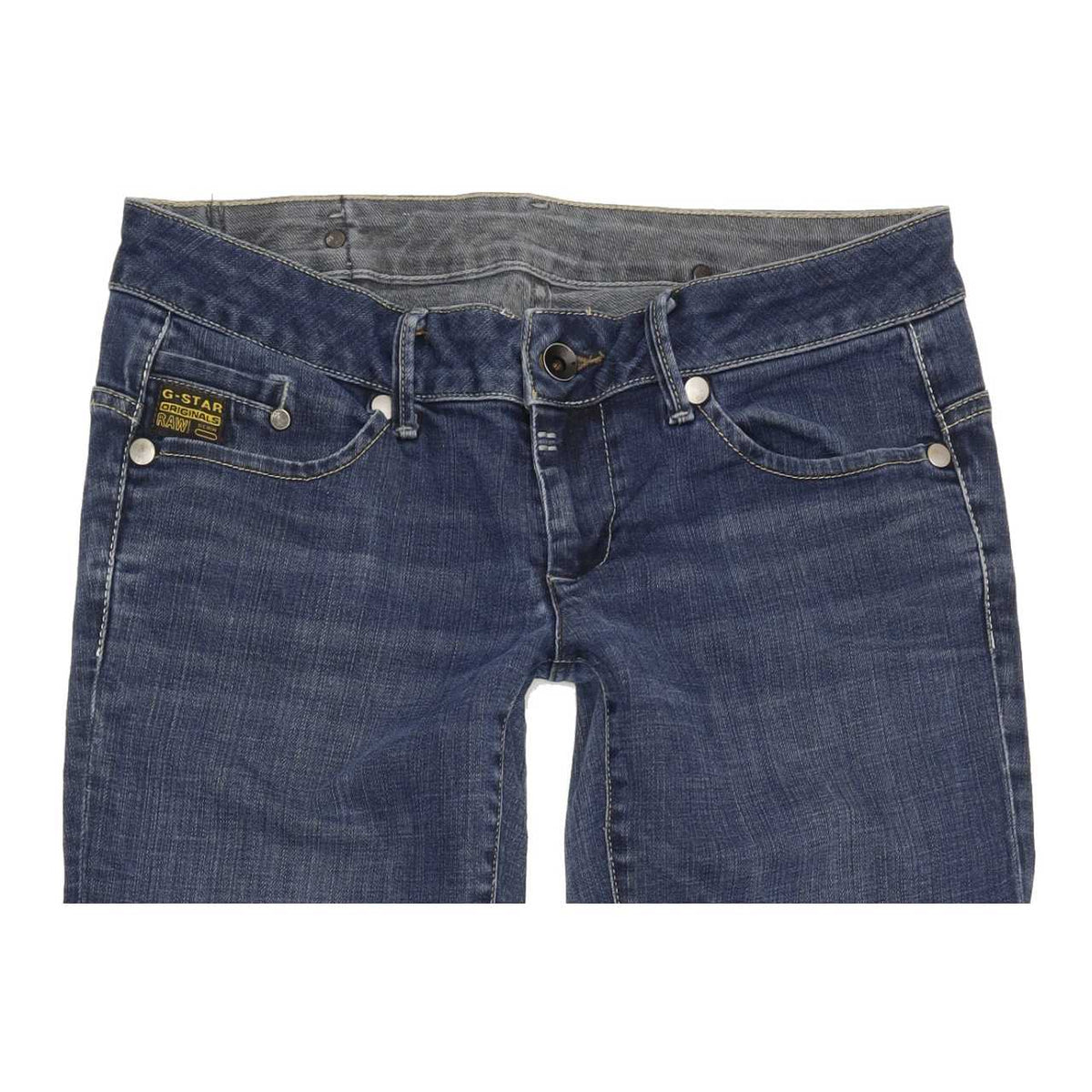 G-Star Midge Women Blue Straight Slim Stretch Jeans W30 L31