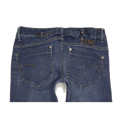 G-Star Midge Women Blue Straight Slim Stretch Jeans W30 L31
