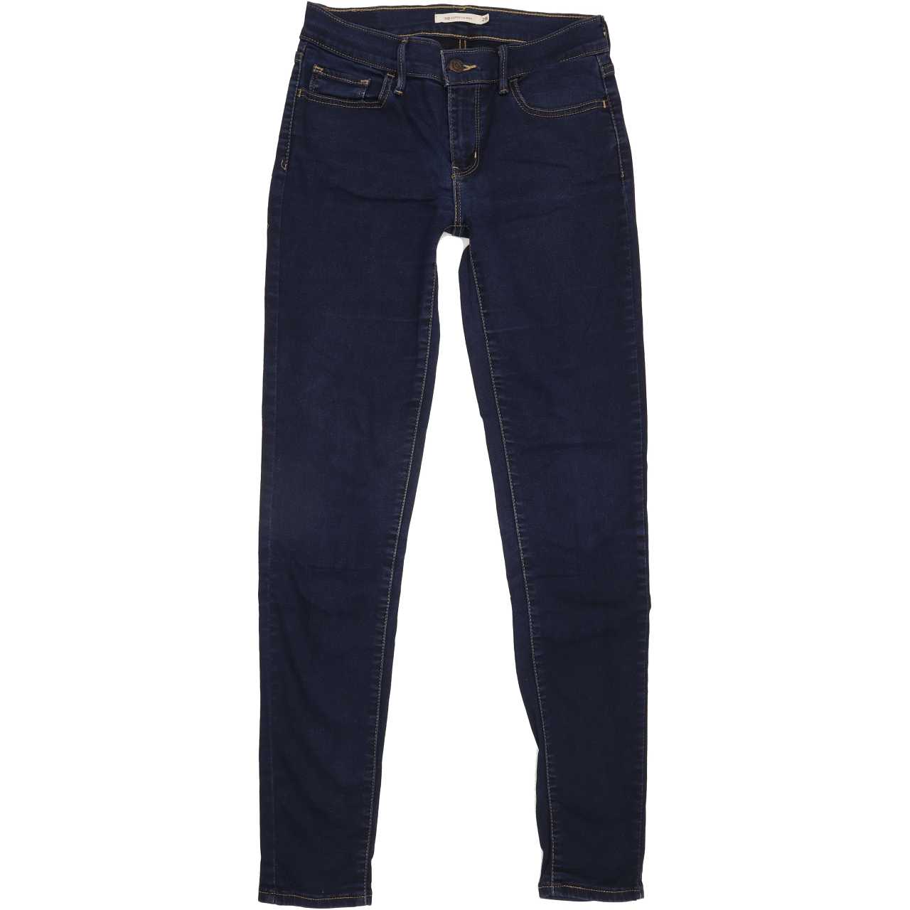 Levi's 710 Women Blue Skinny Regular Stretch Jeans W28 L31