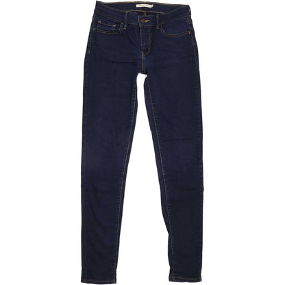 Levi's 710 Women Blue Skinny Regular Stretch Jeans W28 L31