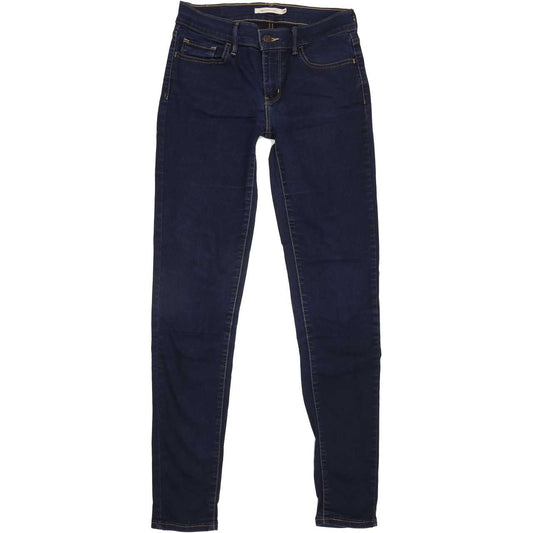 Levi's 710 Women Blue Skinny Regular Stretch Jeans W28 L31
