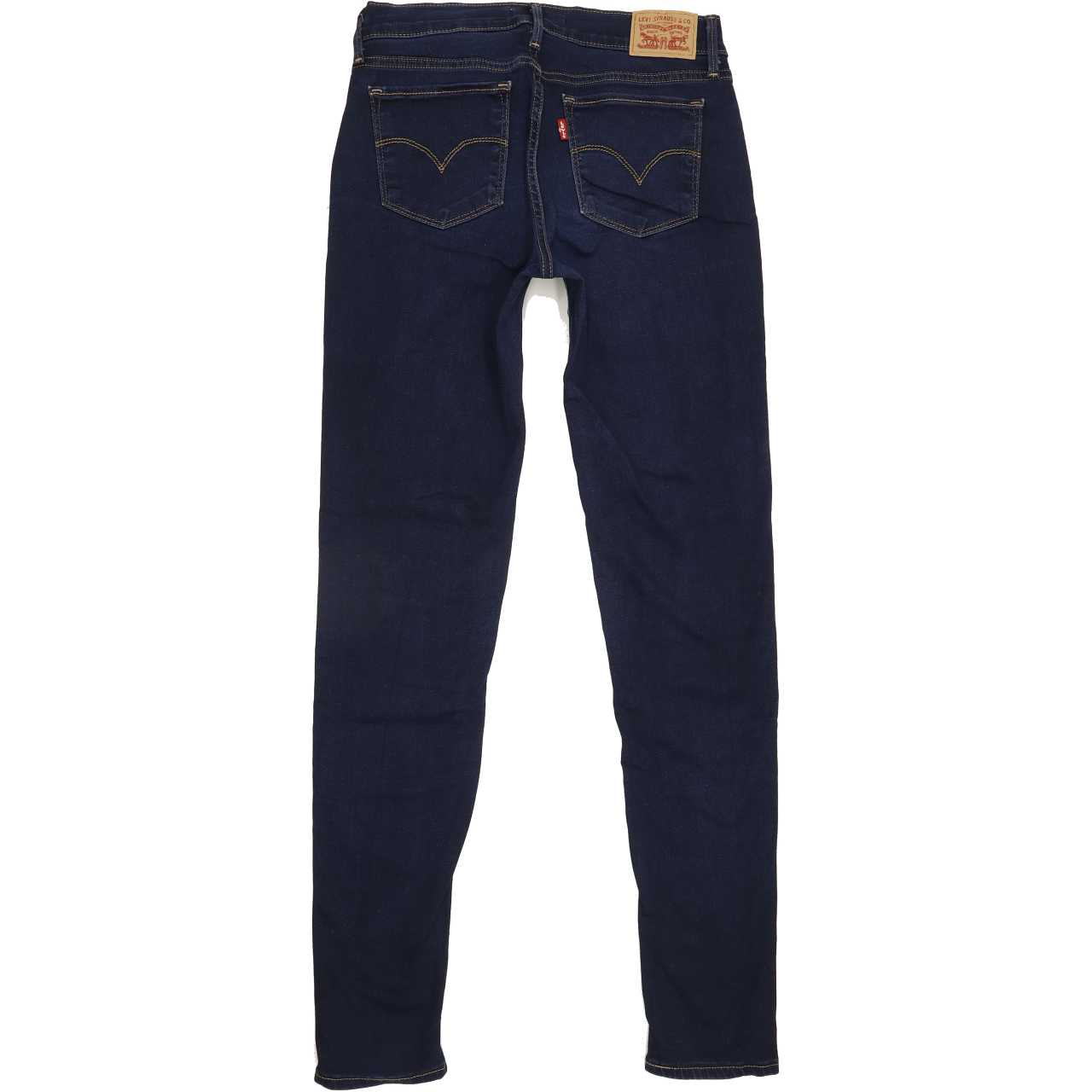 Levi's 710 Women Blue Skinny Regular Stretch Jeans W28 L31